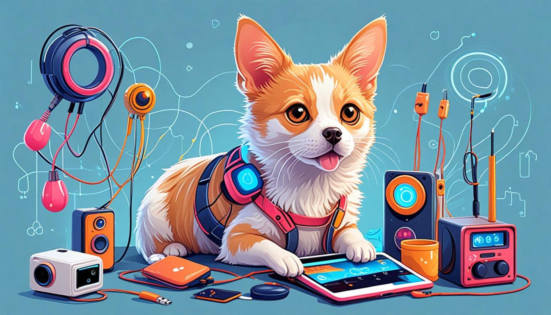 Technological Accessories for Pets: The Future of Monitoring and Connectivity