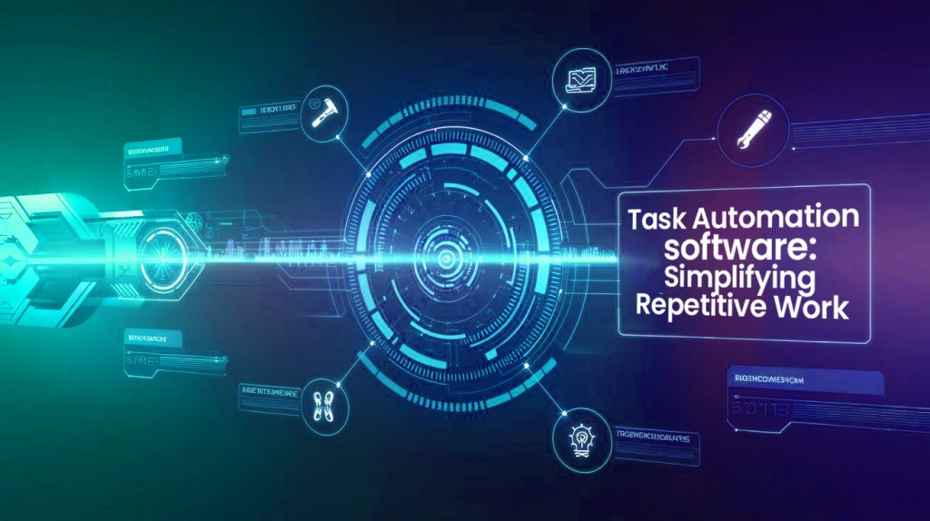 Visual representation of task automation software